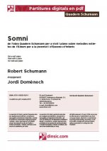 Somni-Quadern Schumann (peces soltes en pdf)-Escoles de Música i Conservatoris Grau Elemental-Partitures Bàsic