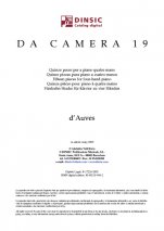 Da Camera 19-Da Camera (publicación en pdf)-Partituras Básico