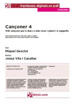 Cançoner 4-Cançoner (publicación en pdf)-Partituras Básico