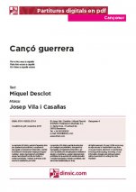 Cançó guerrera-Cançoner (canciones sueltas en pdf)-Partituras Básico