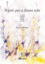 Tríptic per a flauta sola-Música instrumental (publicació en paper)-Partitures Intermig