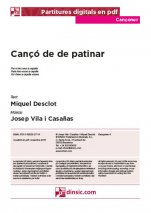 Cançó de de patinar-Cançoner (cançons soltes en pdf)-Partitures Bàsic