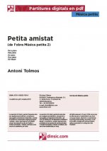Petita amistat-Música petita (separate PDF pieces)-Music Schools and Conservatoires Intermediate Level-Scores Intermediate