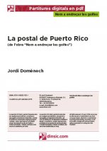 La postal de Puerto Rico-Nem a endreçar les golfes (piezas sueltas en pdf)-Escuelas de Música i Conservatorios Grado Elemental-Partituras Básico