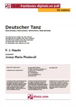 Deutscher Tanz-Da Camera (piezas sueltas en pdf)-Escuelas de Música i Conservatorios Grado Elemental-Partituras Básico