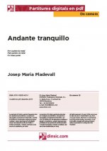 Andante tranquillo-Da Camera (peces soltes en pdf)-Partitures Bàsic