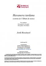 Havanera tardana-Àlbum de notes-Partituras Básico