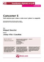 Cançoner 5-Cançoner (digital PDF copy)-Scores Elementary