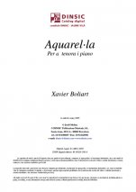 Aquarel·la-Música para instrumentos de cobla (publicación en pdf)-Música Tradicional Catalunya