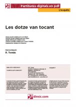 Les dotze van tocant-L'Esquitx (separate PDF pieces)-Music Schools and Conservatoires Elementary Level-Scores Elementary