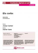 Els corbs-Cançoner (cançons soltes en pdf)-Partitures Bàsic