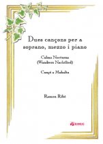 Dues cançons per a soprano, mezzo i piano-Quaderns de cançó (publicació en paper)-Scores Advanced