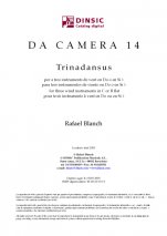 Da Camera 14: Trinadansus-Da Camera (publicació en pdf)-Partitures Bàsic