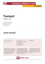 Tranquilo-Da Camera (piezas sueltas en pdf)-Partituras Básico