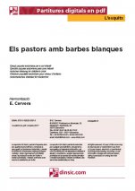 Els pastors amb barbes blanques-L'Esquitx (peces soltes en pdf)-Escoles de Música i Conservatoris Grau Elemental-Partitures Bàsic
