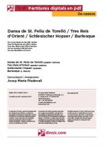 Dansa de St. Feliu de Torelló / Tres Reis d’Orient / Schlesischer Hopser / Burlesque-Da Camera (peces soltes en pdf)-Escoles de Música i Conservatoris Grau Elemental-Partitures Bàsic