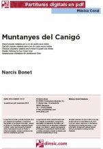 Muntanyes del Canigó-Música coral catalana (piezas sueltas en pdf)-Partituras Intermedio