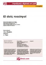 El dolç rossinyol-L'Esquitx (separate PDF pieces)-Music Schools and Conservatoires Elementary Level-Scores Elementary