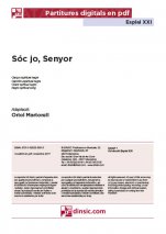 Sóc jo, Senyor-Esplai XXI (peces soltes en pdf)-Partitures Bàsic