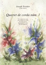 Quartet de corda núm. 1-Música de cámara-Partituras Intermedio