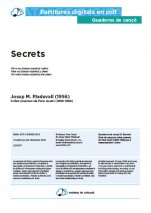Secrets-Quaderns de cançó (peces soltes en pdf)-Escoles de Música i Conservatoris Grau Mitjà-Partitures Intermig