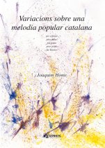 Variacions sobre una melodia popular catalana-Música instrumental (publicación en papel)-Escuelas de Música i Conservatorios Grado Superior-Partituras Avanzado