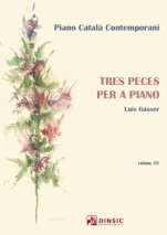 Tres peces par a piano-Piano català contemporani-Traditional Music Catalonia-Scores Elementary-Scores Intermediate