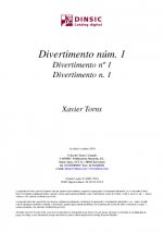 Divertimento n. 1-Música instrumental (publicación en pdf)-Partituras Intermedio