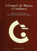 Congrés de Música a Catalunya-Music Conventions (Catalonian)-Musicography