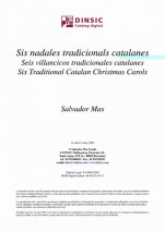 Six Traditional Catalan Christmas Carols-Música coral catalana (digital PDF copy)-Scores Intermediate