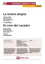 La nostra alegria - El corn del caçador-L'Esquitx (piezas sueltas en pdf)-Escuelas de Música i Conservatorios Grado Elemental-Partituras Básico