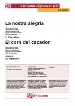 La nostra alegria - El corn del caçador-L'Esquitx (peces soltes en pdf)-Escoles de Música i Conservatoris Grau Elemental-Partitures Bàsic