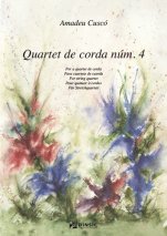 Quartet de corda núm. 4-Música de cámara-Partituras Avanzado-Partituras Intermedio