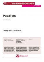 Papallona-Cançoner (cançons soltes en pdf)-Escoles de Música i Conservatoris Grau Elemental-Partitures Bàsic