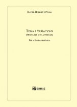 Tema i variacions: Música per a un aniversari (Partitura de butxaca)-Partituras de bolsillo para banda sinfónica-Partituras Avanzado