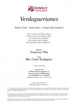 Verdaguerianes-Música vocal (digital PDF copy)-Scores Intermediate