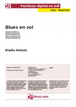 Blues en sol-Saxo Repertoire (separate PDF pieces)-Scores Elementary
