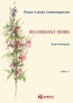 Recordant Homs-Piano català contemporani-Scores Advanced