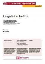La gata i el belitre-L'Esquitx (peces soltes en pdf)-Escoles de Música i Conservatoris Grau Elemental-Partitures Bàsic