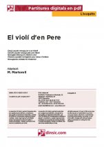 El violí d'en Pere-L'Esquitx (separate PDF pieces)-Music Schools and Conservatoires Elementary Level-Scores Elementary