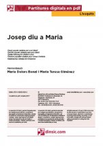 Josep diu a Maria-L'Esquitx (peces soltes en pdf)-Escoles de Música i Conservatoris Grau Elemental-Partitures Bàsic