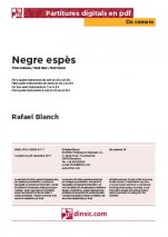 Negre espès-Da Camera (separate PDF pieces)-Music Schools and Conservatoires Elementary Level-Scores Elementary