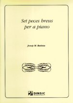 Set peces breus per a piano-Música instrumental (publicació en paper)-Partitures Intermig