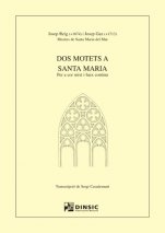 Dos motetes a Santa María-Música coral catalana (publicación en papel)-Partituras Intermedio