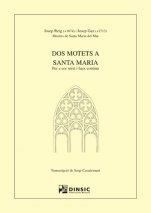 Dos motets a Santa Maria-Música coral catalana (publicació en paper)-Partitures Intermig