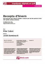 Recepta d’hivern-Cançoner (separate PDF pieces)-Music Schools and Conservatoires Elementary Level-Scores Elementary