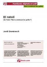 El ratolí-Nem a endreçar les golfes (peces soltes en pdf)-Escoles de Música i Conservatoris Grau Elemental-Partitures Bàsic