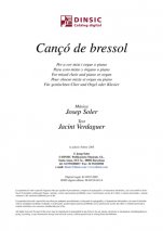 Cançó de bressol-Música vocal (publicació en pdf)-Partitures Intermig