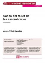 Cançó del follet de les escombraries-Cançoner (separate PDF pieces)-Music Schools and Conservatoires Elementary Level-Scores Elementary