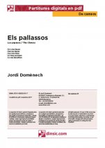 Els pallassos-Da Camera (separate PDF pieces)-Music Schools and Conservatoires Elementary Level-Scores Elementary